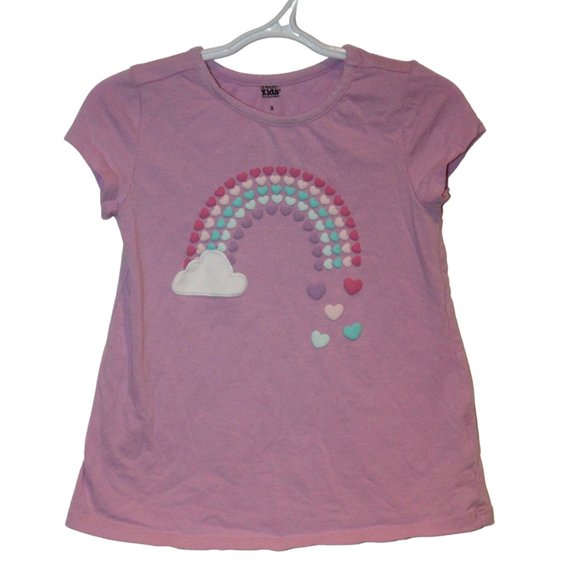 4/$20 🏷 KidHeadquarters Rainbow Tshirt Size 3 - Picture 1 of 2